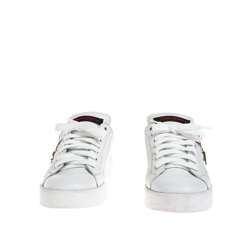 Tenis-Dolce---Gabbana-Aplicacoes-Couro-Branco