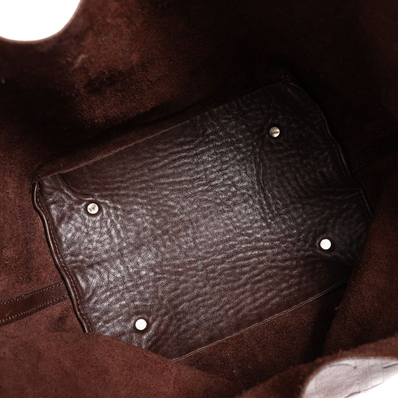 Bolsa-Carolina-Herrera-Tote-Couro-Marrom