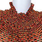 Vestido-Proenza-Schouler-Seda-Estampado-Vermelho-e-Amarelo