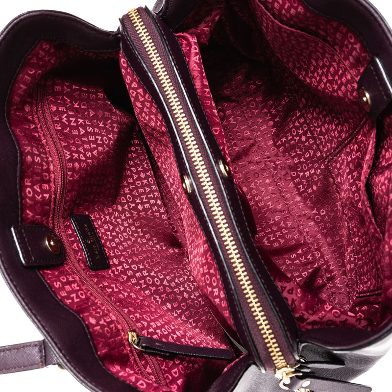 Bolsa-Kate-Spade-Saffiano-Roxa