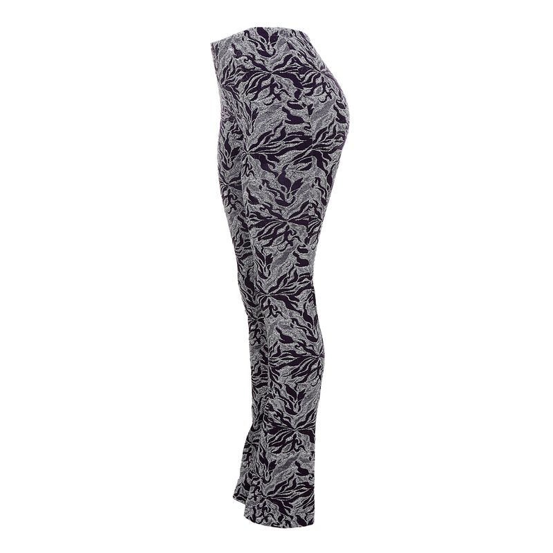 Calca-Lilly-Sarti-Flare-Lures-Roxo-e-Prata