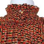 Vestido-Proenza-Schouler-Seda-Estampado-Vermelho-e-Amarelo