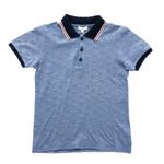 Blusa-Polo-Gucci-Infantil-GG-Azul