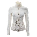 Casaco-Burberry-Nylon-Branco