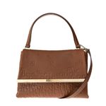 Bolsa-Carolina-Herrera-CH-Couro-Marrom