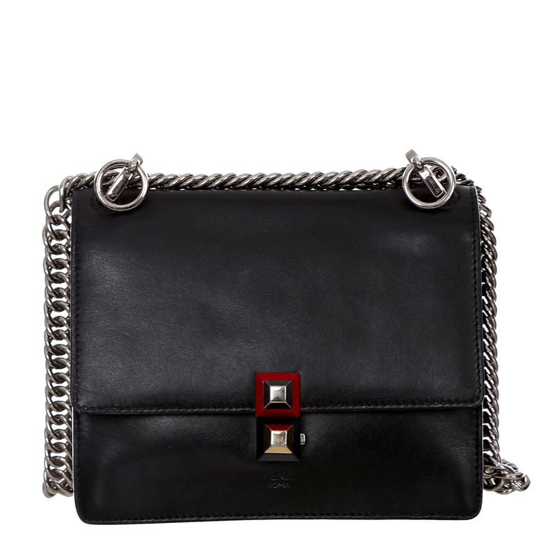 Bolsa-Fendi-Kan-Couro-Preto-