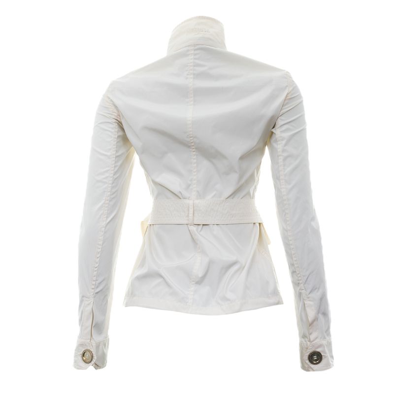 Casaco-Burberry-Nylon-Branco