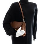 Bolsa-Carolina-Herrera-CH-Couro-Marrom
