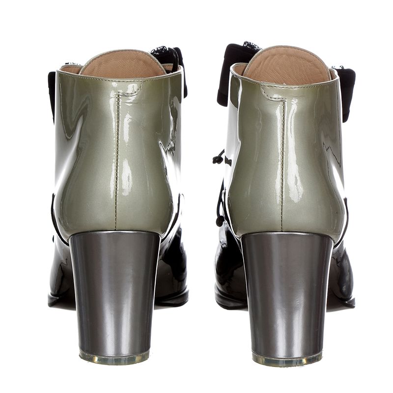 Ankle-Boot-Chanel-Verniz-Bicolor-