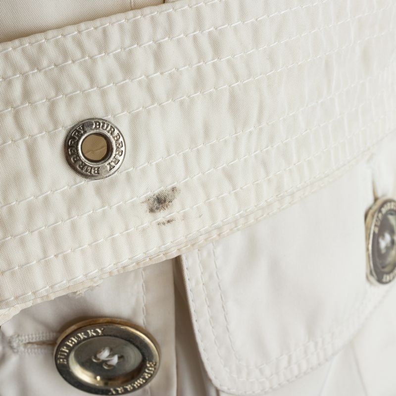 Casaco-Burberry-Nylon-Branco