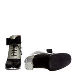 Ankle-Boot-Chanel-Verniz-Bicolor-
