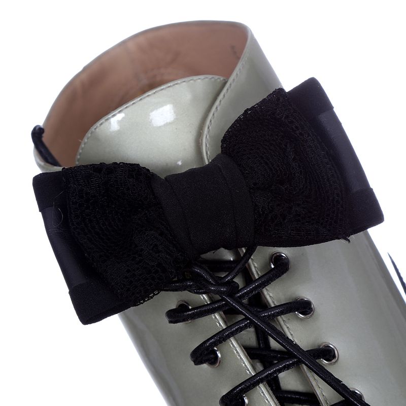 Ankle-Boot-Chanel-Verniz-Bicolor-