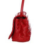 Bolsa-Bottega-Venetta-Intrecciato-Vermelho-