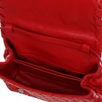 Bolsa-Bottega-Venetta-Intrecciato-Vermelho-