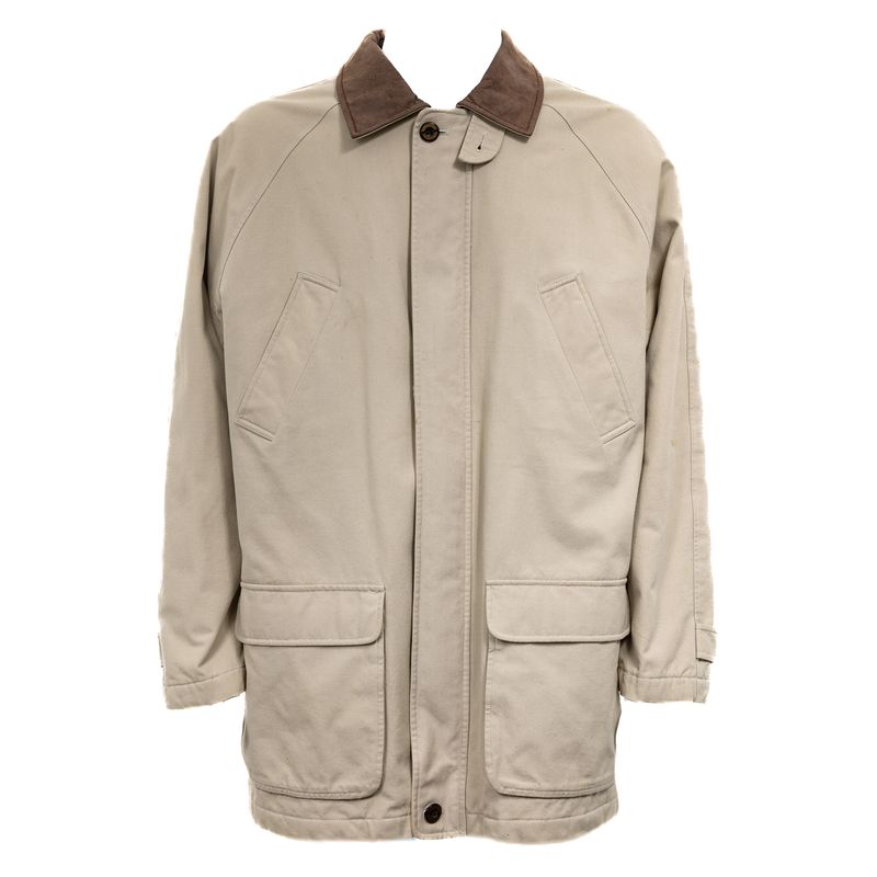 Casaco-Burberry-Vintage-Bege-e-Marrom