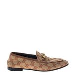 Mocassim-Gucci-Jordan-GG-Canvas-Bege