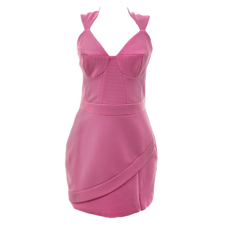 Vestido-Tufi-Duek-Curto-Aba-Manga-Rosa