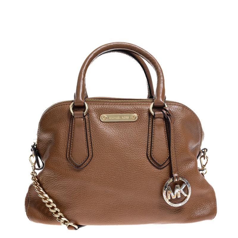 Bolsa-Michael-Kors-Couro-Marrom