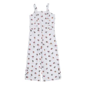 Macacão Janie and Jack Infantil Branco Estampado