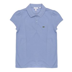 Blusa Pólo Lacoste Infanil Azul Claro