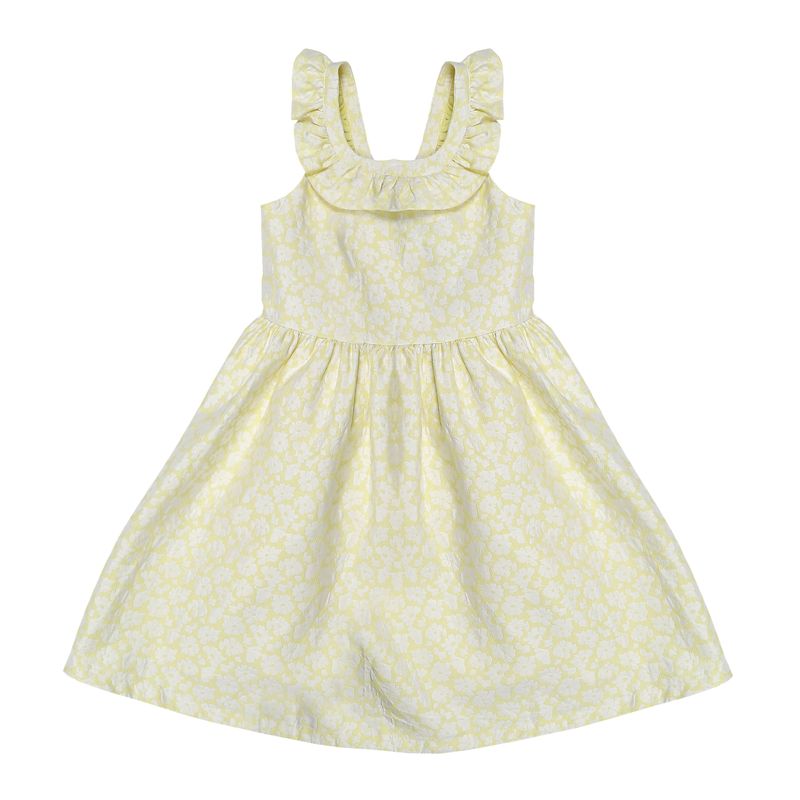Vestido-Janie-and-Jack-Jacquard-Floral-Amarelo-e-Branco