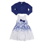 Conjunto-Janie-and-Jack-Casaco-e-Vestido-Branco-com-Flores-Azuis