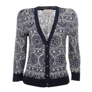 Cardigã Tory Burch Azul