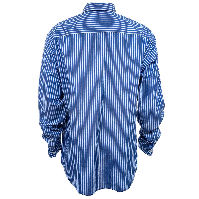 Camisa-Zegna-Sport-Algodao-Listrada-Azul