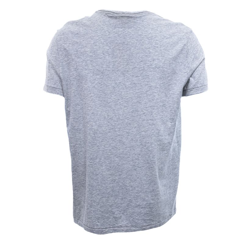 Camiseta-Burberry-Gola-V-Algodao-Cinza