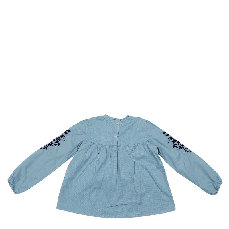 Blusa-Tartine-et-Chocolat-Manga-Longa-Bordada