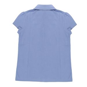 Blusa Pólo Lacoste Infanil Azul Claro