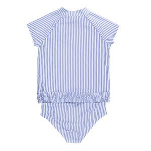 Conjunto Janie and Jack Infatil Praia Listrado Azul