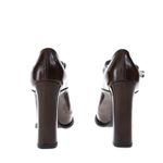 Sapato-Louis-Vuitton-Mary-Jane-Couro-Marrom