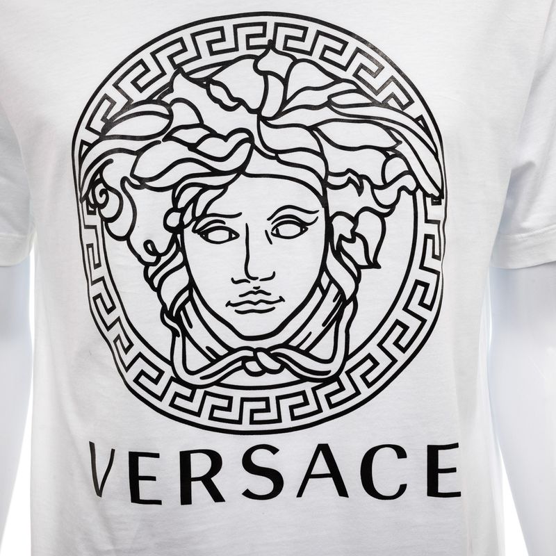 Camiseta-Versace-Medusa-Branca
