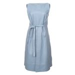 Vestido-Patricia-Viera-Couro-Azul