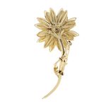 Broche-Flor-Dourada-com-Cristais
