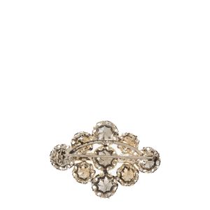 Broche Losango Cristais Transparentes