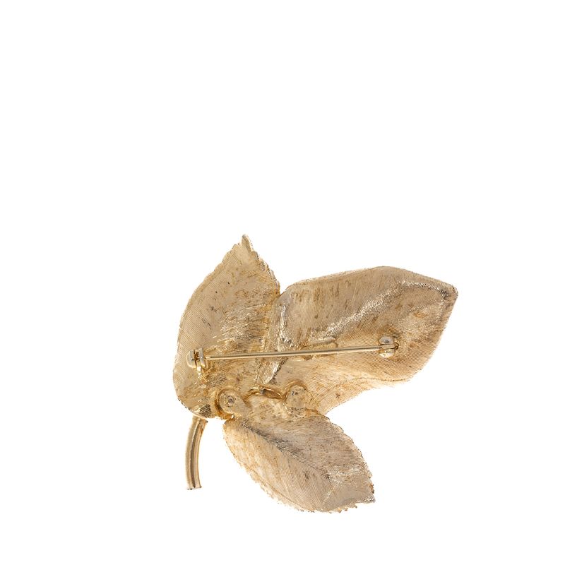 Broche-Folhas-Douradas