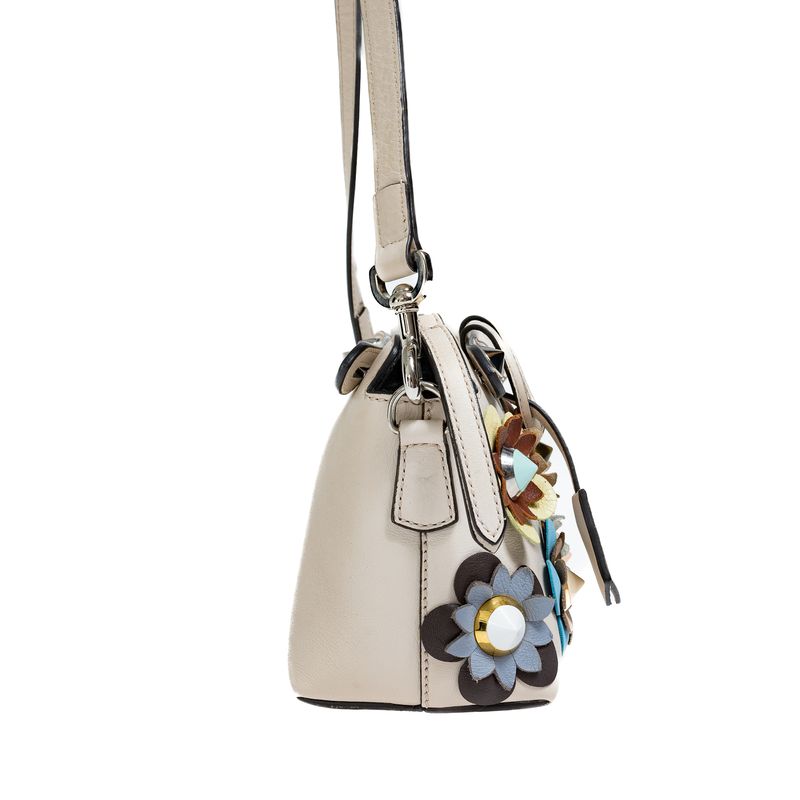 Bolsa-Fendi-By-The-Way-Mini-Flores-Creme