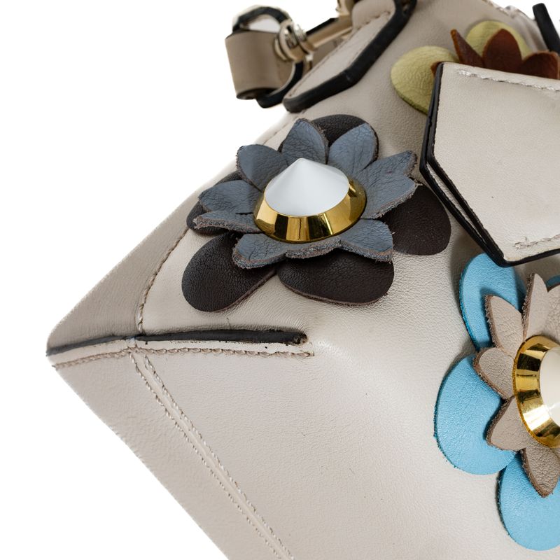 Bolsa-Fendi-By-The-Way-Mini-Flores-Creme