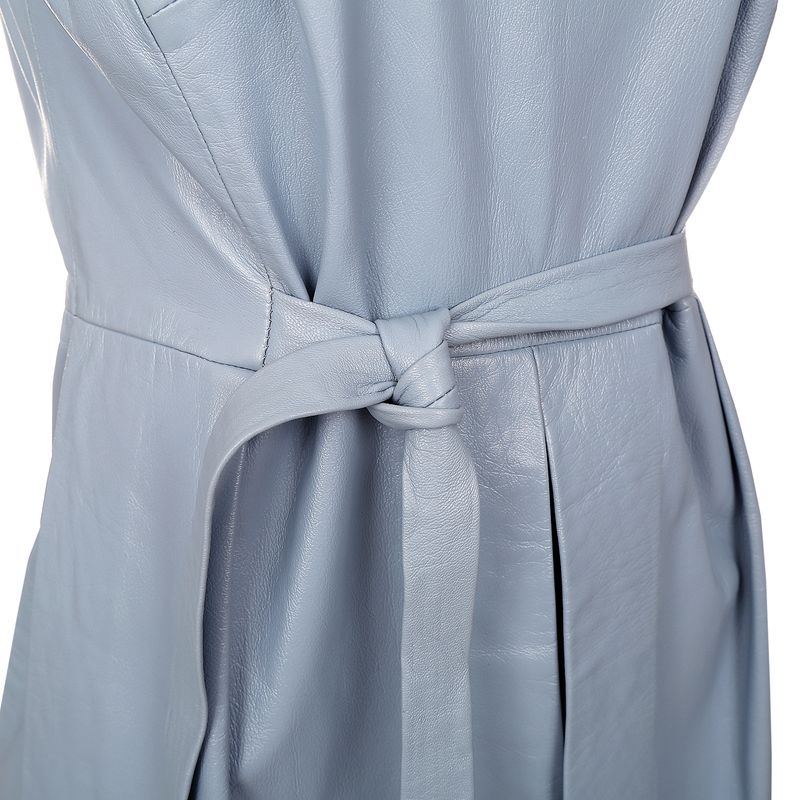 Vestido-Patricia-Viera-Couro-Azul