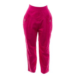Calça Tufi Duek Bolso Ilhós Pink