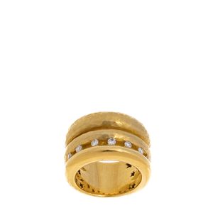 Anel H. Stern Louise Maior Ouro Amarelo e Diamantes