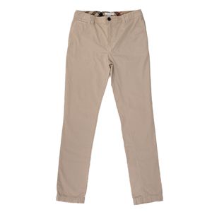 Calça Burberry Infantil Algodão Bege