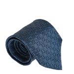 Gravata-Fendi-Monograma-Azul