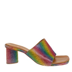 Sandália Cris Barros Strass Colorida