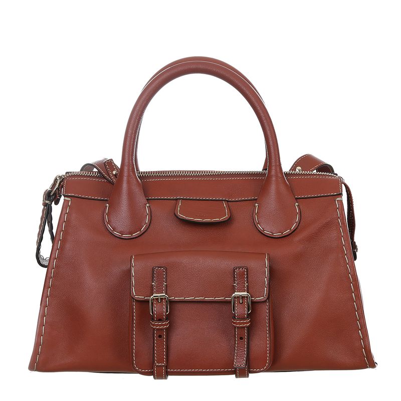 Bolsa-Chloe-Edith-Medium-Marrom