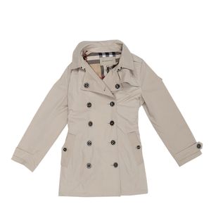 Trench Coat Burberry Infantil Bege