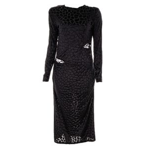 Vestido Lilly Sarti Rive Gauche Preto
