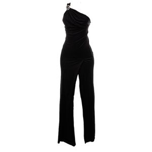 Vestido Tufi Duek Longo Passante Preto